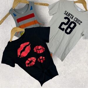 Nordstrom T-Shirt Tank Clothing Lot Girls Size Large Graphic Tee Pride Rainbow L